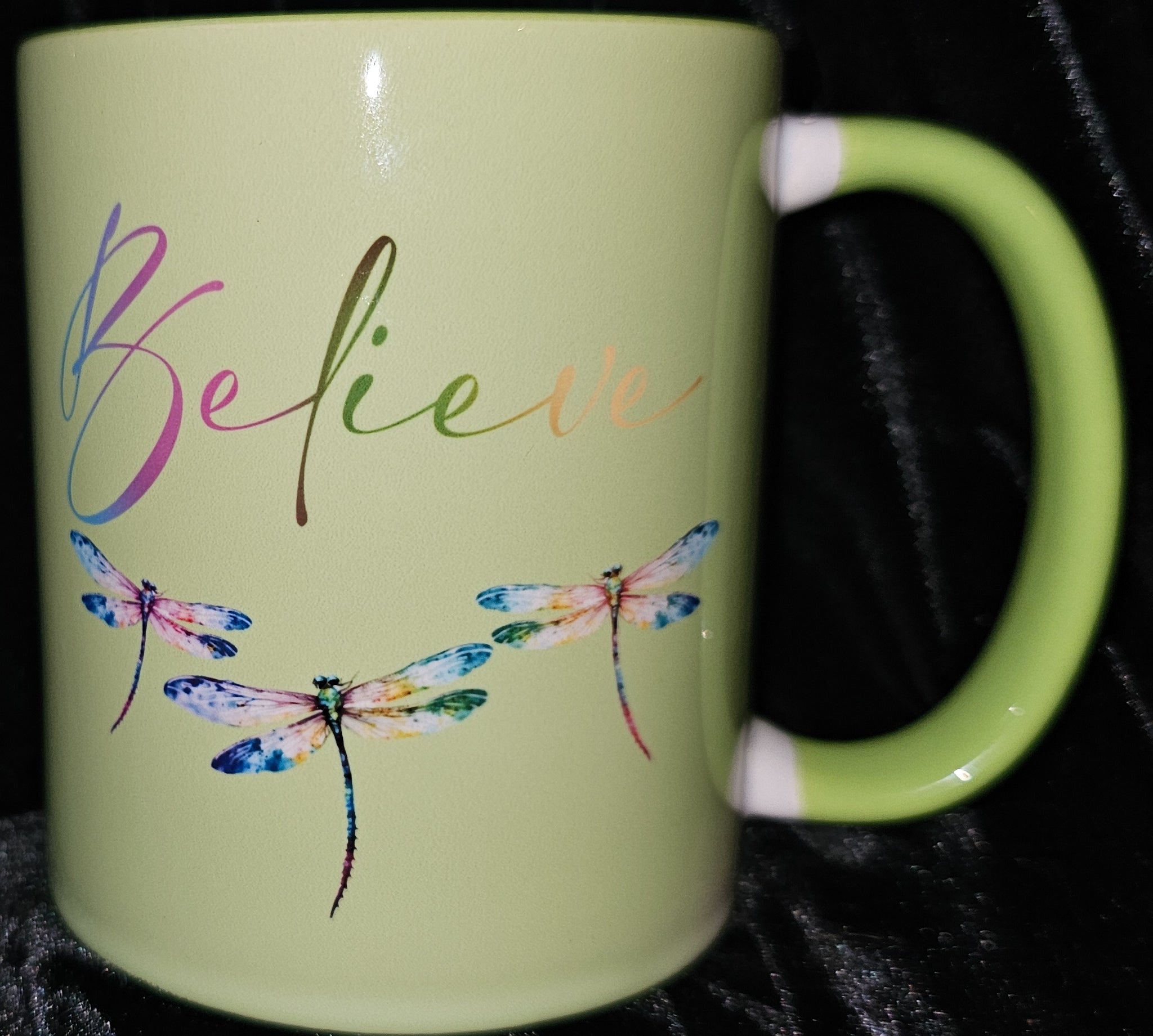 Dragonflies/ Believe 11oz Coffee Mug