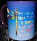 Dragonfly/ Smile Often 11oz Coffee Mug