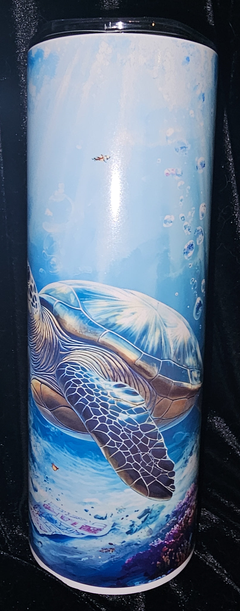 Sea Turtle 20oz Skinny Glow in the Dark Tumbler