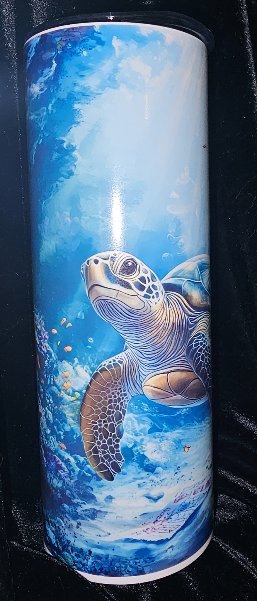Sea Turtle 20oz Skinny Glow in the Dark Tumbler