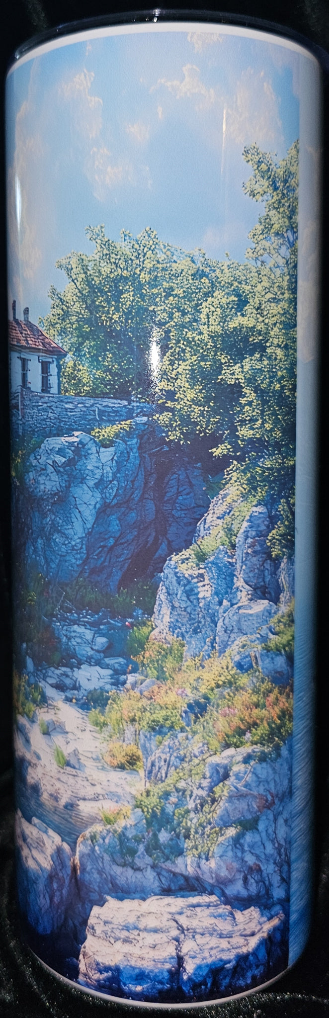 Lighthouse On a Cliff 20oz Tumbler