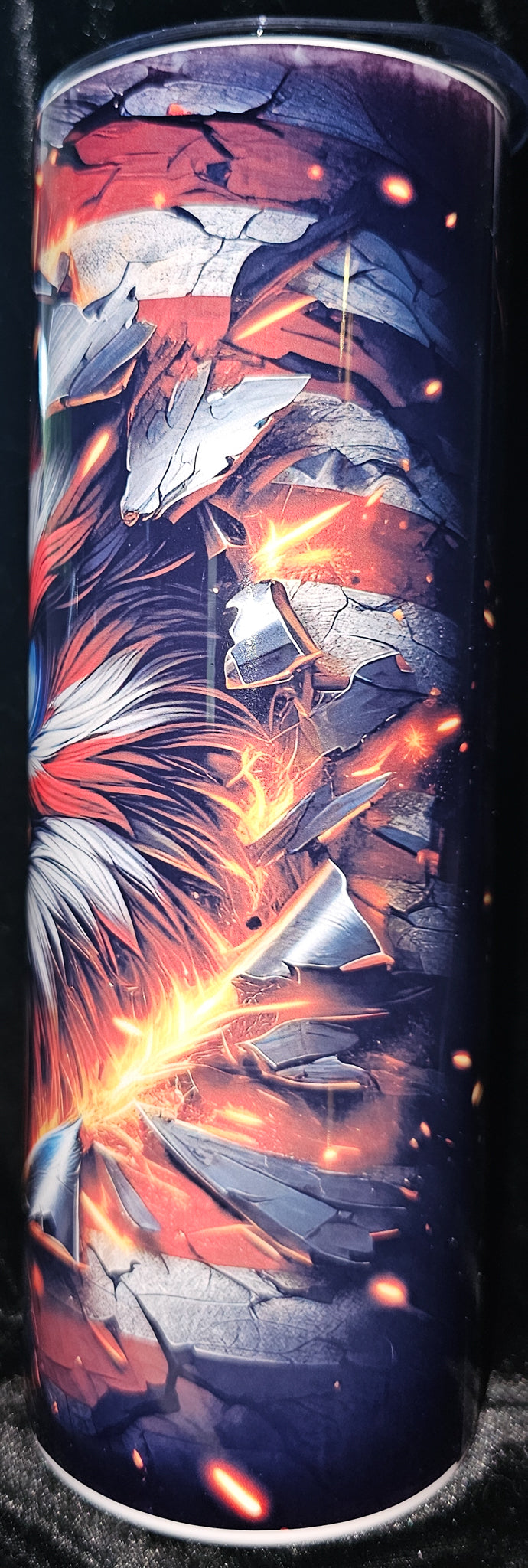 Patriotic Eagle 20oz Skinny Tumbler
