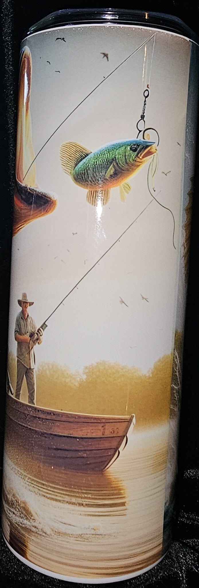 Largemouth Bass 20oz Skinny Tumbler