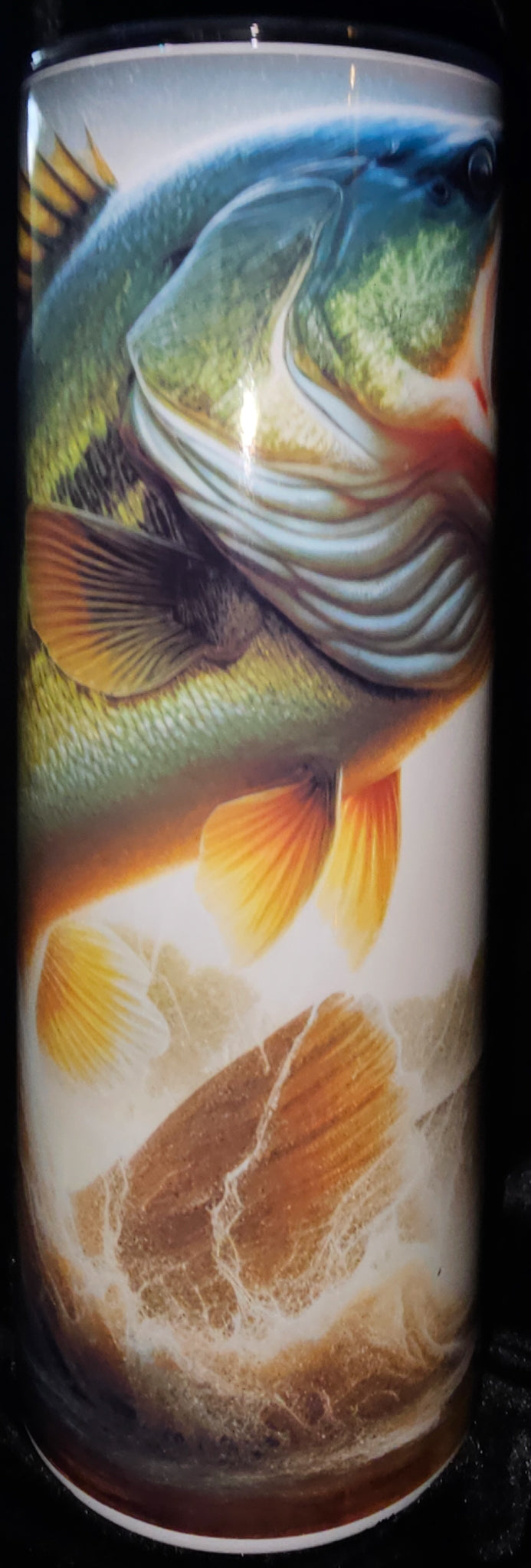 Largemouth Bass 20oz Skinny Tumbler