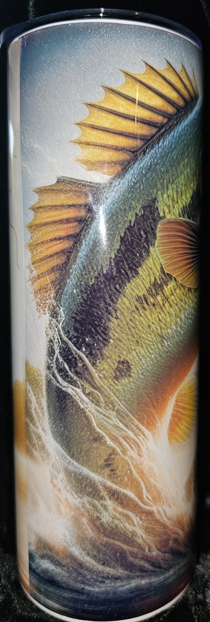 Largemouth Bass 20oz Skinny Tumbler