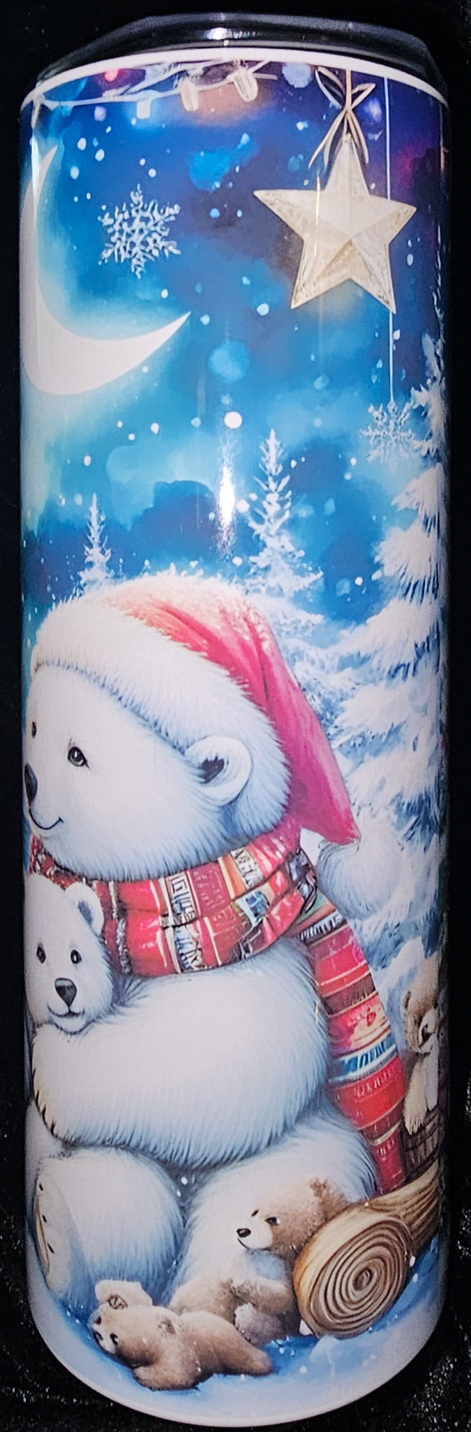 Christmas Bears 20oz Skinny Tumbler
