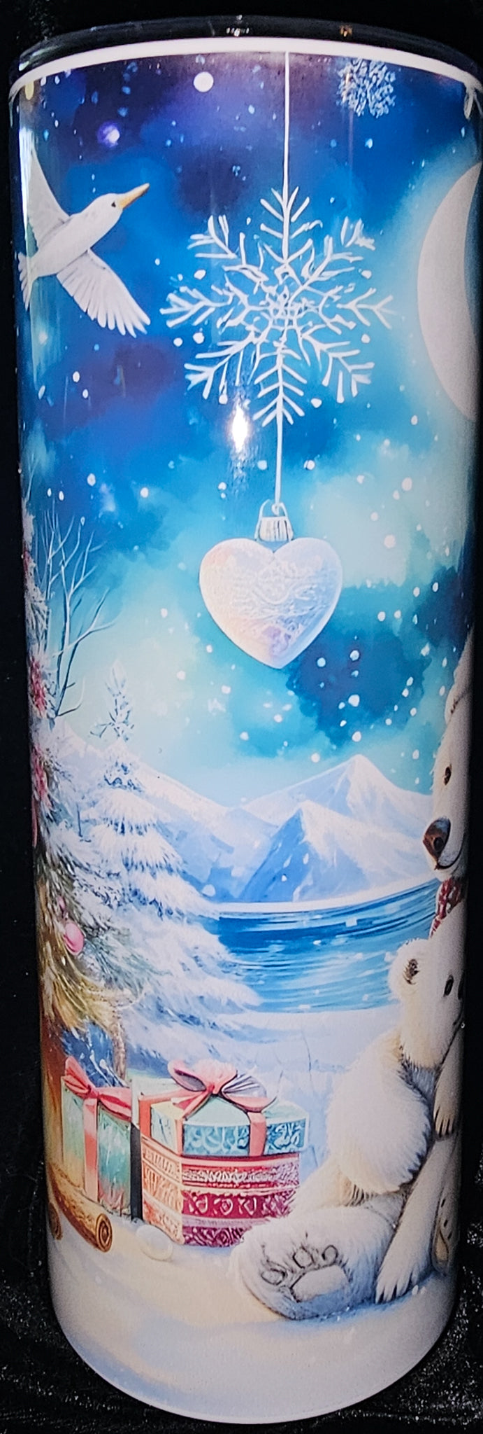 Christmas Bears 20oz Skinny Tumbler