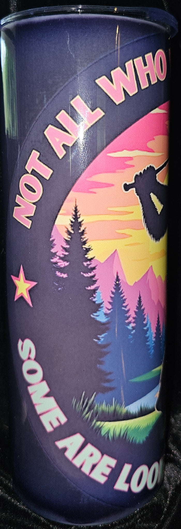 Not All Who Wander Are Lost, Some Are Just Looking For Golf Balls 20 oz Skinny Tumbler