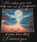 Footprints In The Sand T- Shirt