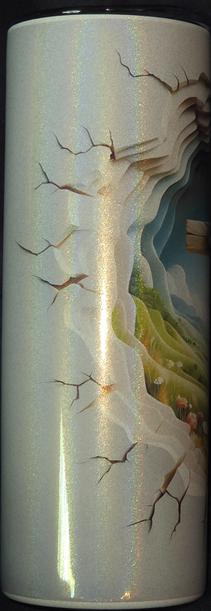 Cross 20oz Glitter Skinny Tumbler