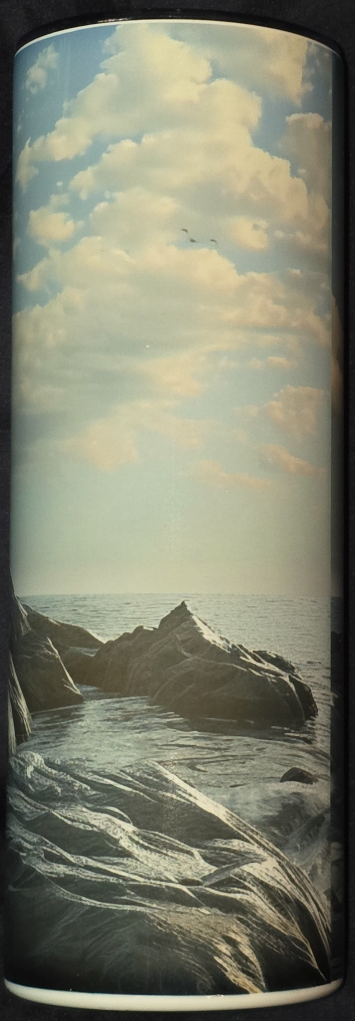 Lighthouse On Rocks 20oz Skinny Tumbler