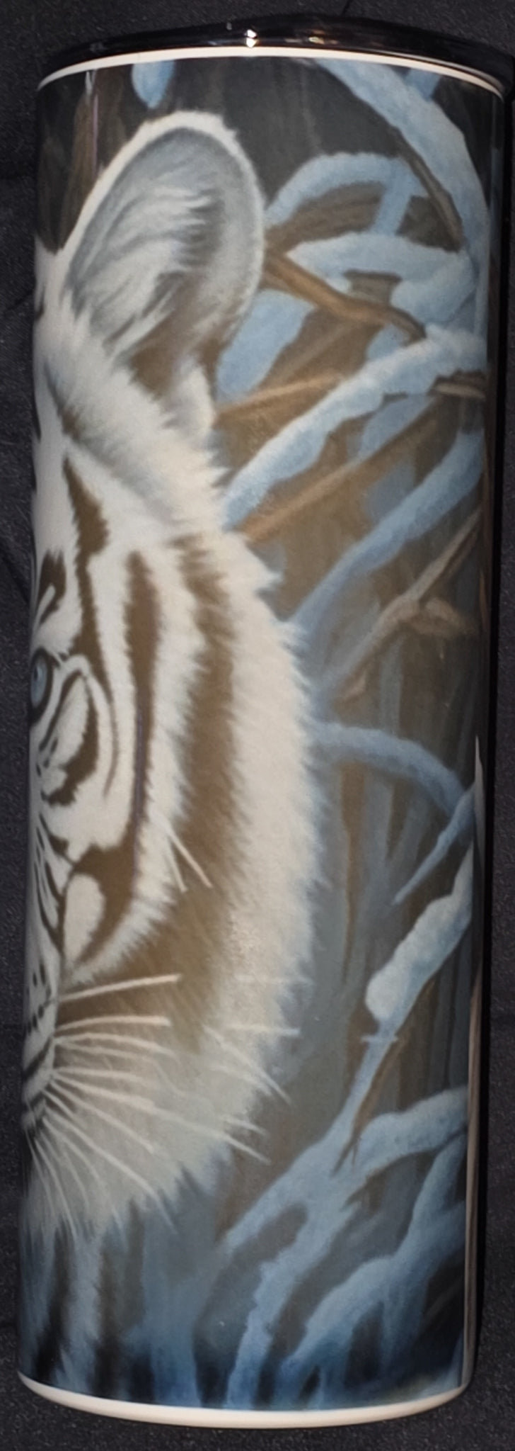 White Tiger 20 oz Skinny Tumbler