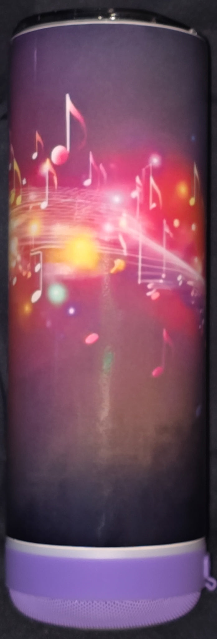 Music Notes Colorful 20oz Straight Speaker Tumbler