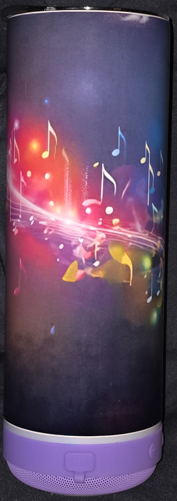 Music Notes Colorful 20oz Straight Speaker Tumbler