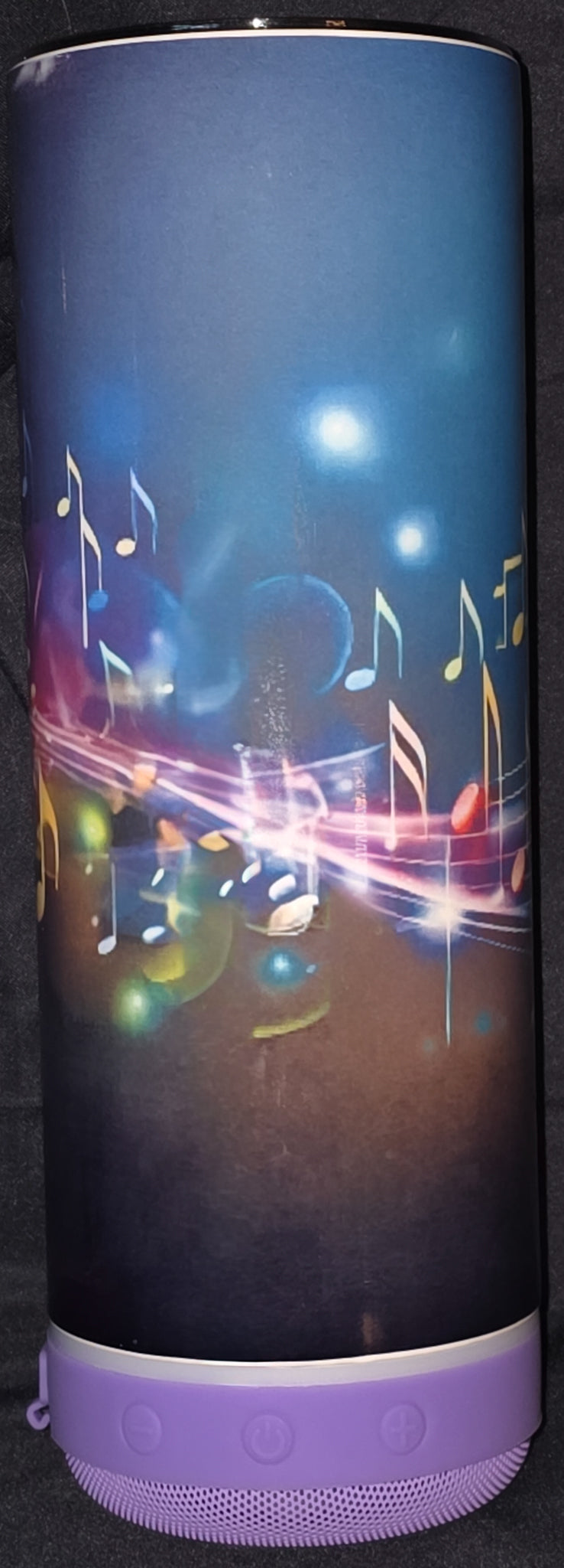 Music Notes Colorful 20oz Straight Speaker Tumbler