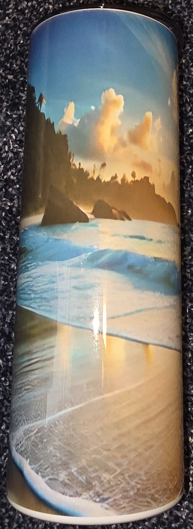 Sunshine Beach 20oz Skinny Tumbler