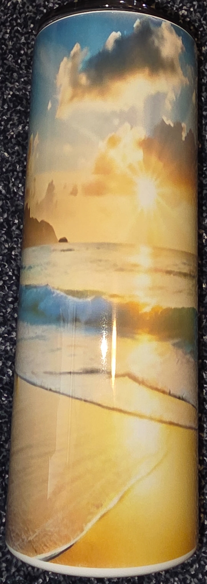 Sunshine Beach 20oz Skinny Tumbler