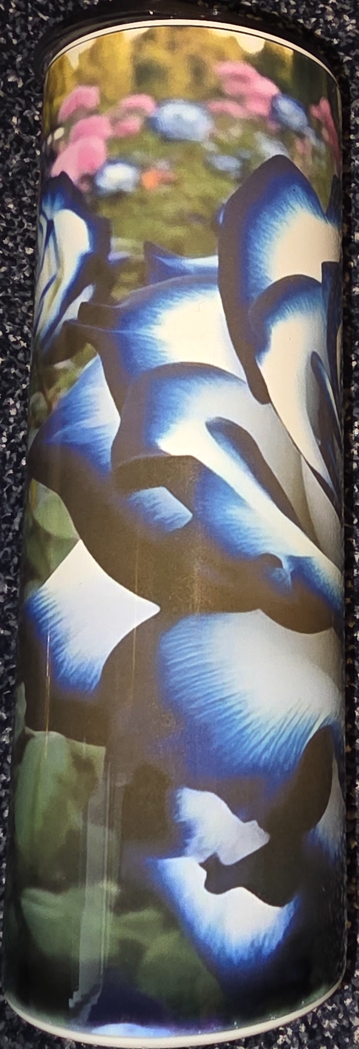 Blue And White Rose 20oz Skinny Tumbler