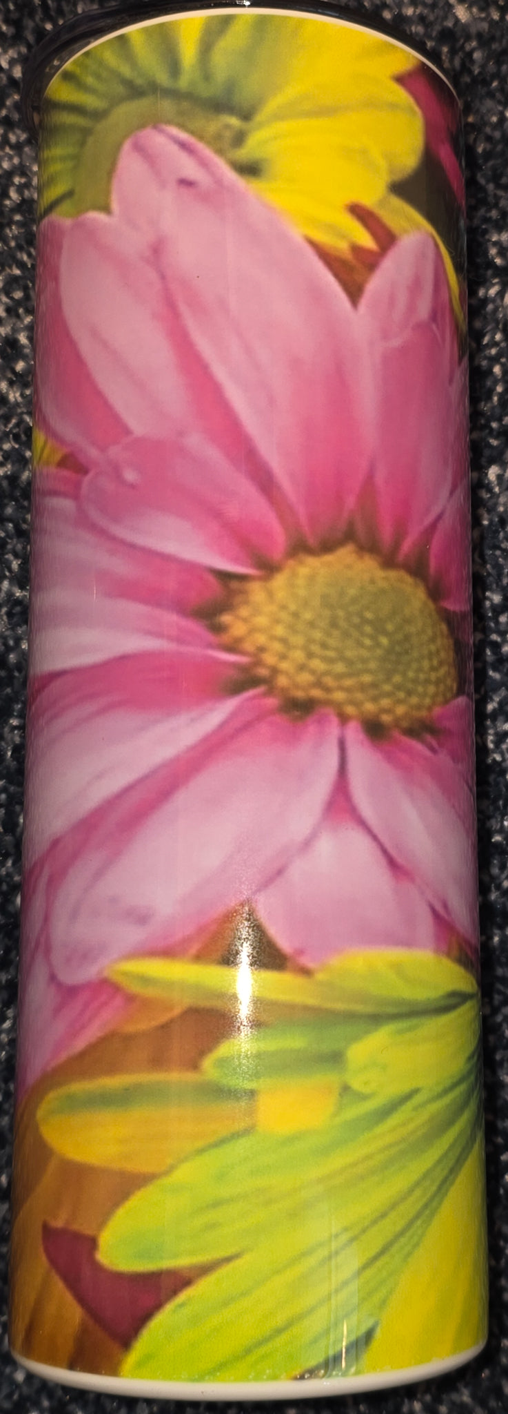 Colorful Gerbera Daisy 20oz Skinny Tumbler