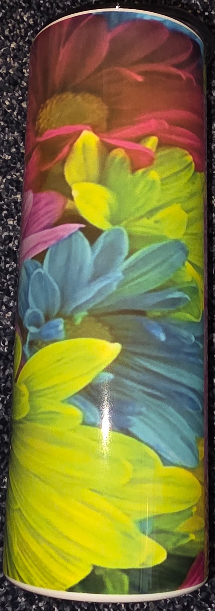 Colorful Gerbera Daisy 20oz Skinny Tumbler