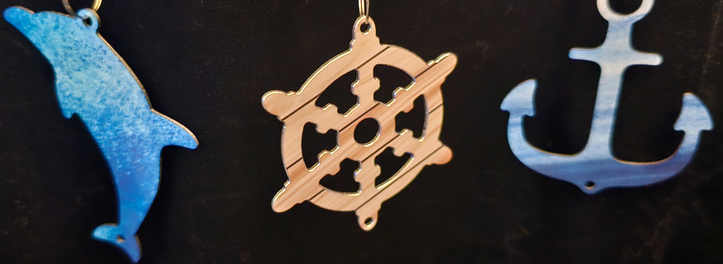 Sailboat Lighthouse Wind Spinner