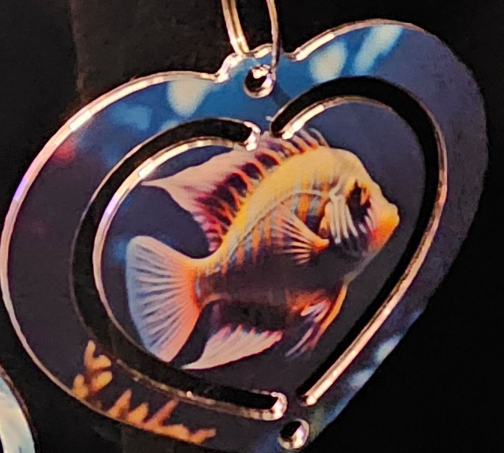 Heart Dolphins In The Ocean Wind Spinner