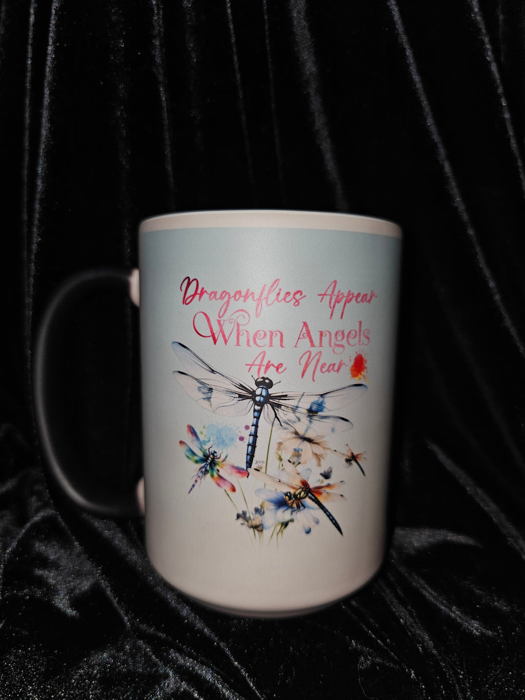 Dragonflies Appear 15oz Color Changing Coffee Mug