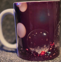Black with Glass Ornaments 11oz Coffee Mug
