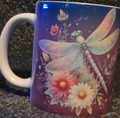 Dark Blue Dragonfly 11oz Coffee Mug