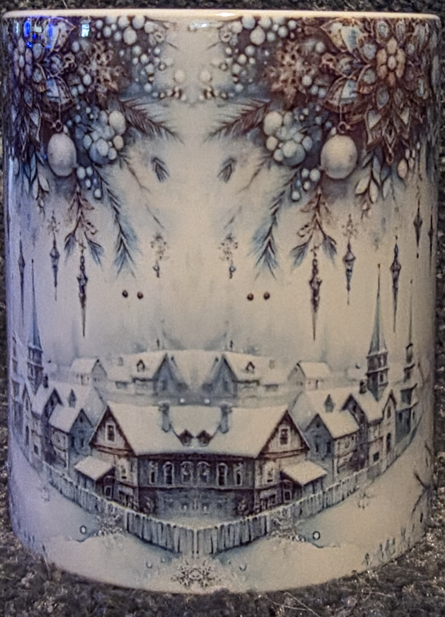 Blue Christmas Tree 11oz Coffee Mug