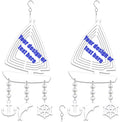 Customizable Sailboat Shaped Wind Spinner