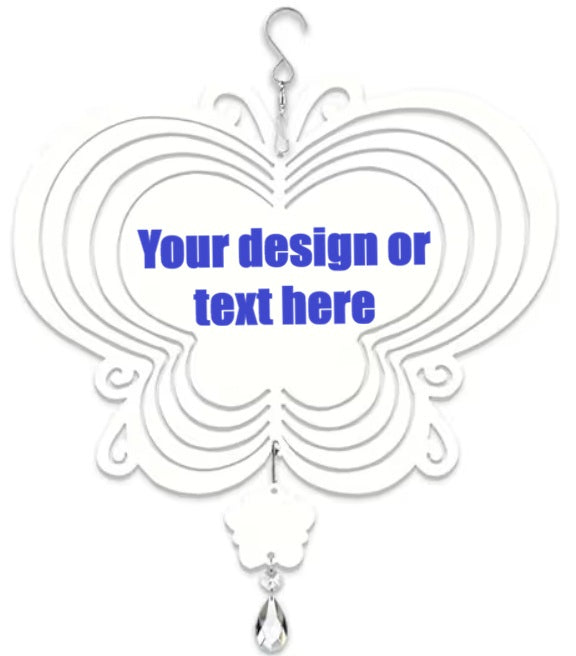 Customizable Butterfly Wind Spinner