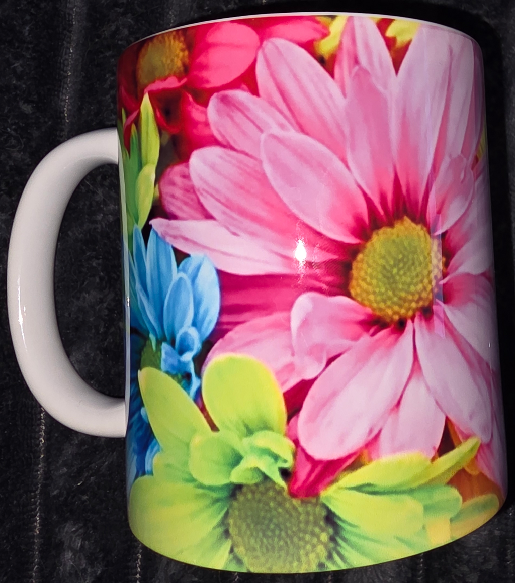 Colorful Daisies 11oz Coffee Mug