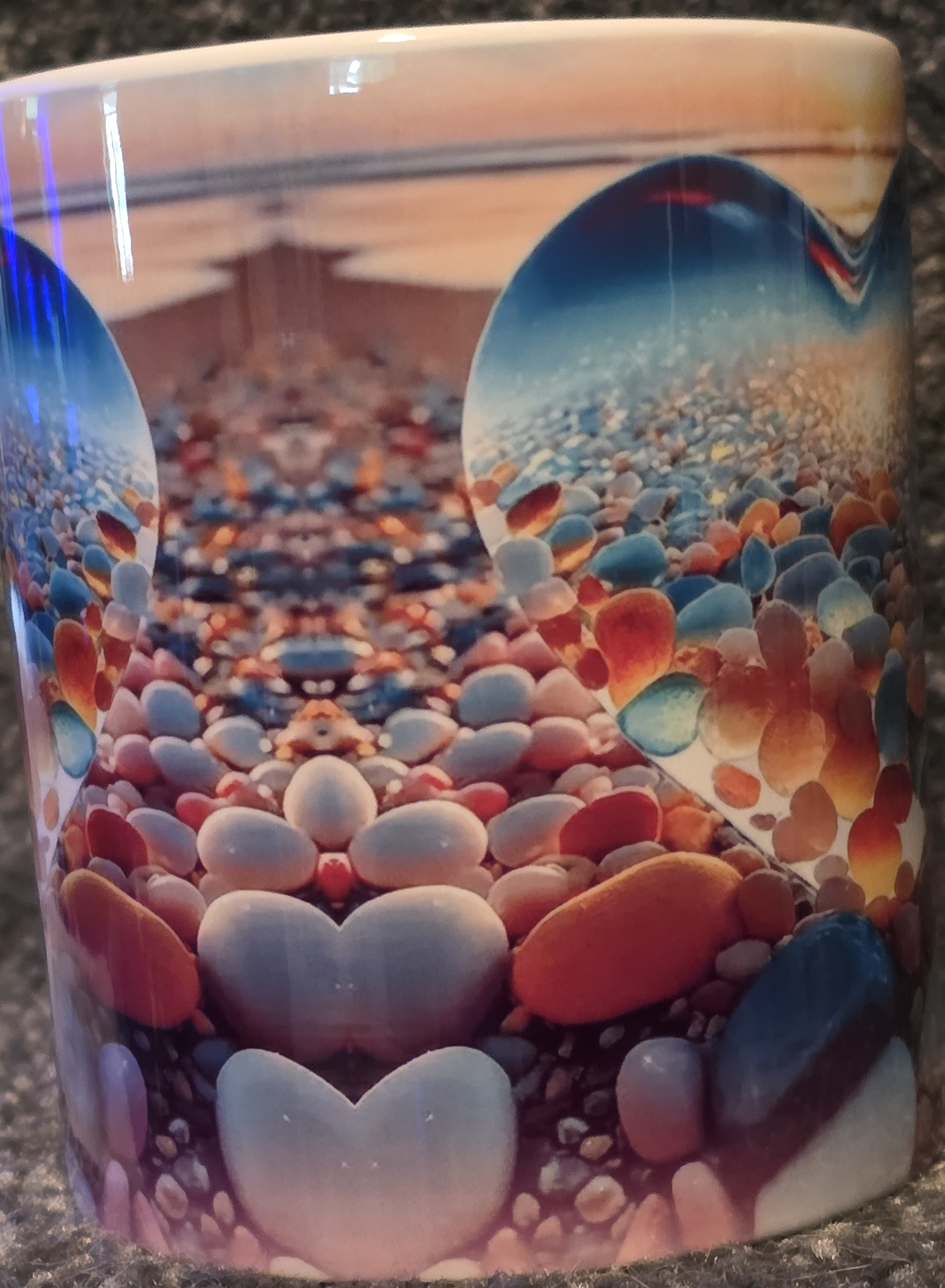 Colorful Pebbles on a Beach 11oz Coffee Mug