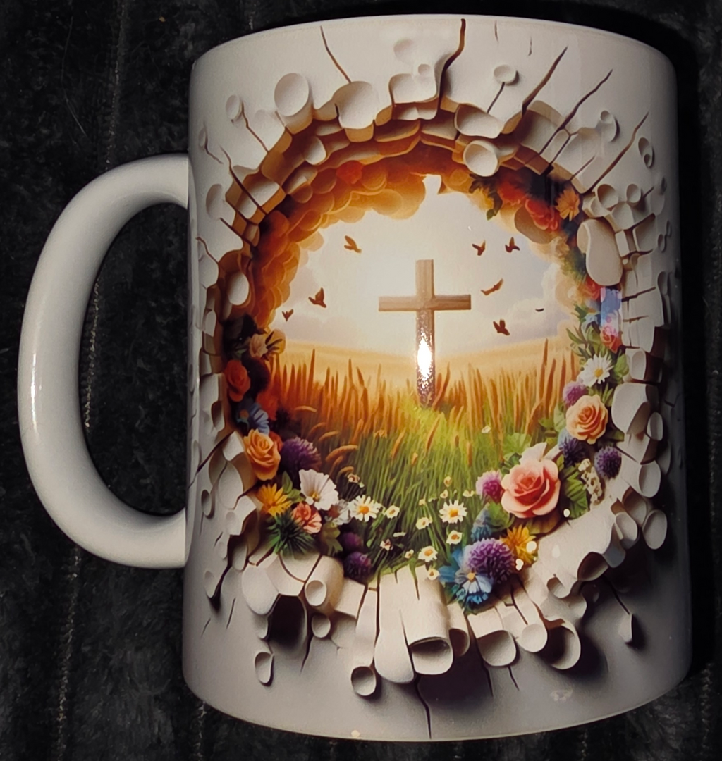 Cross in a Field 11oz Coffee Mug