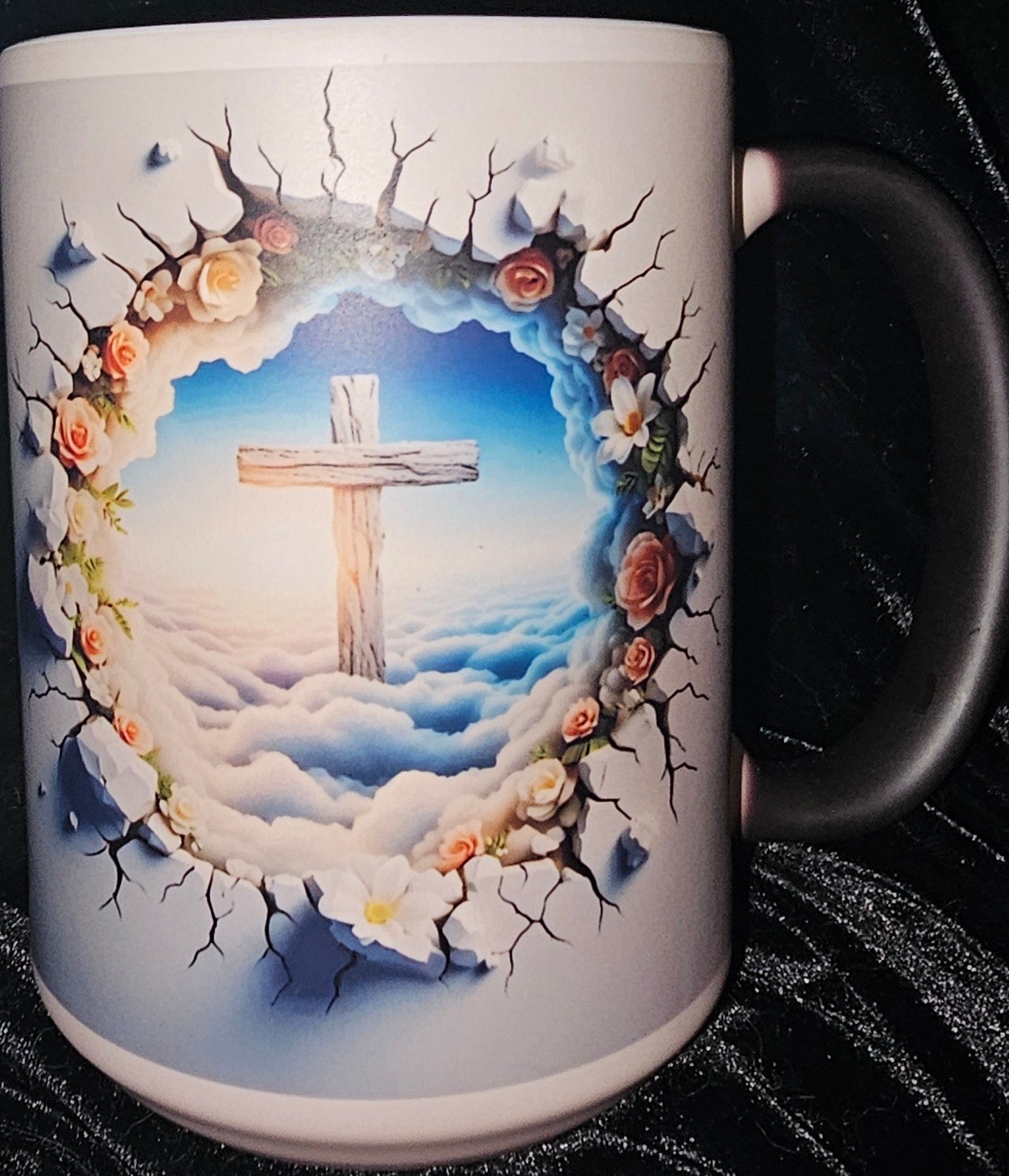 Cross In The Clouds 15oz Color Changing Coffee Mug