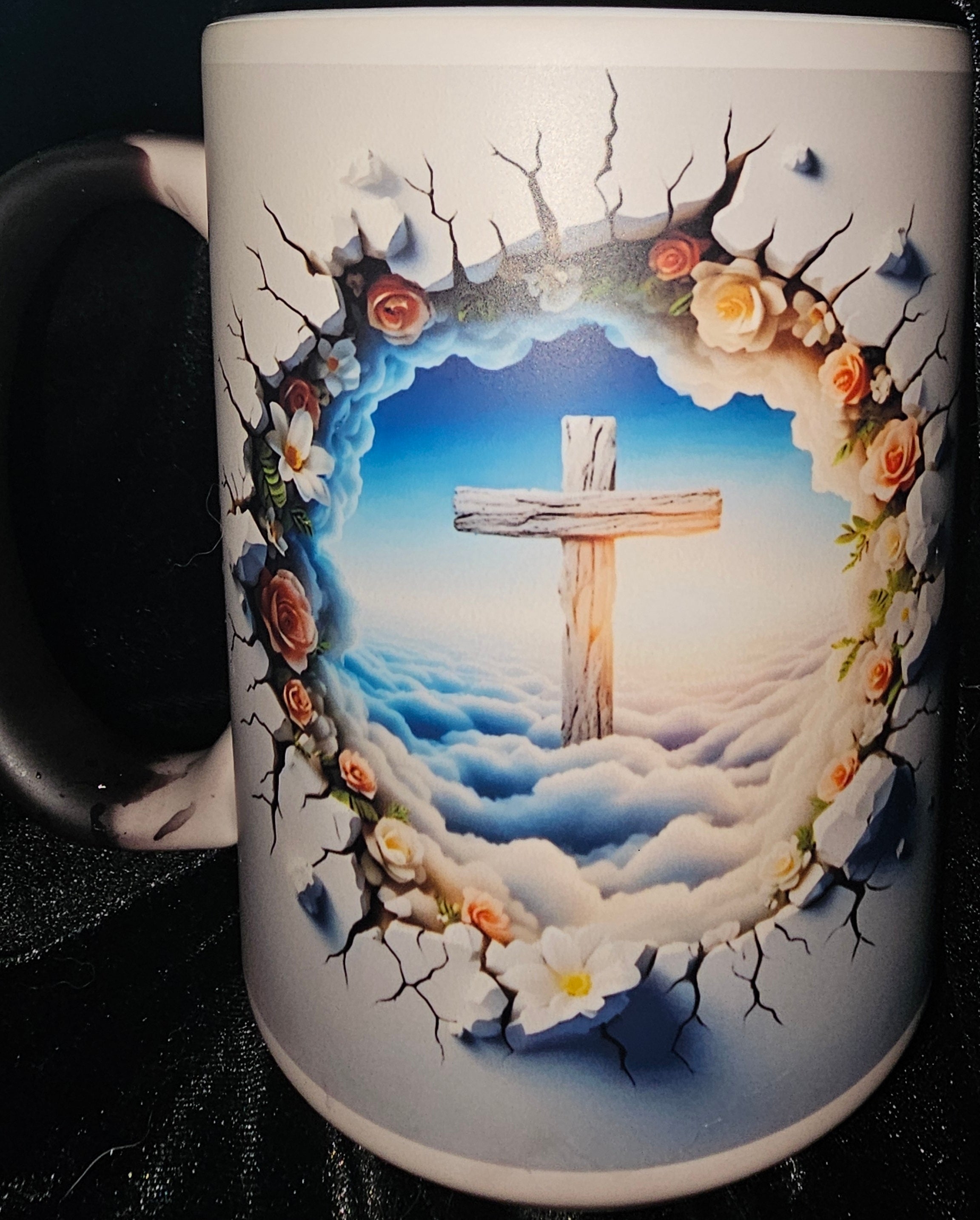 Cross In The Clouds 15oz Color Changing Coffee Mug