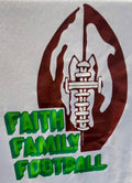 Faith Family Football T-Shirt