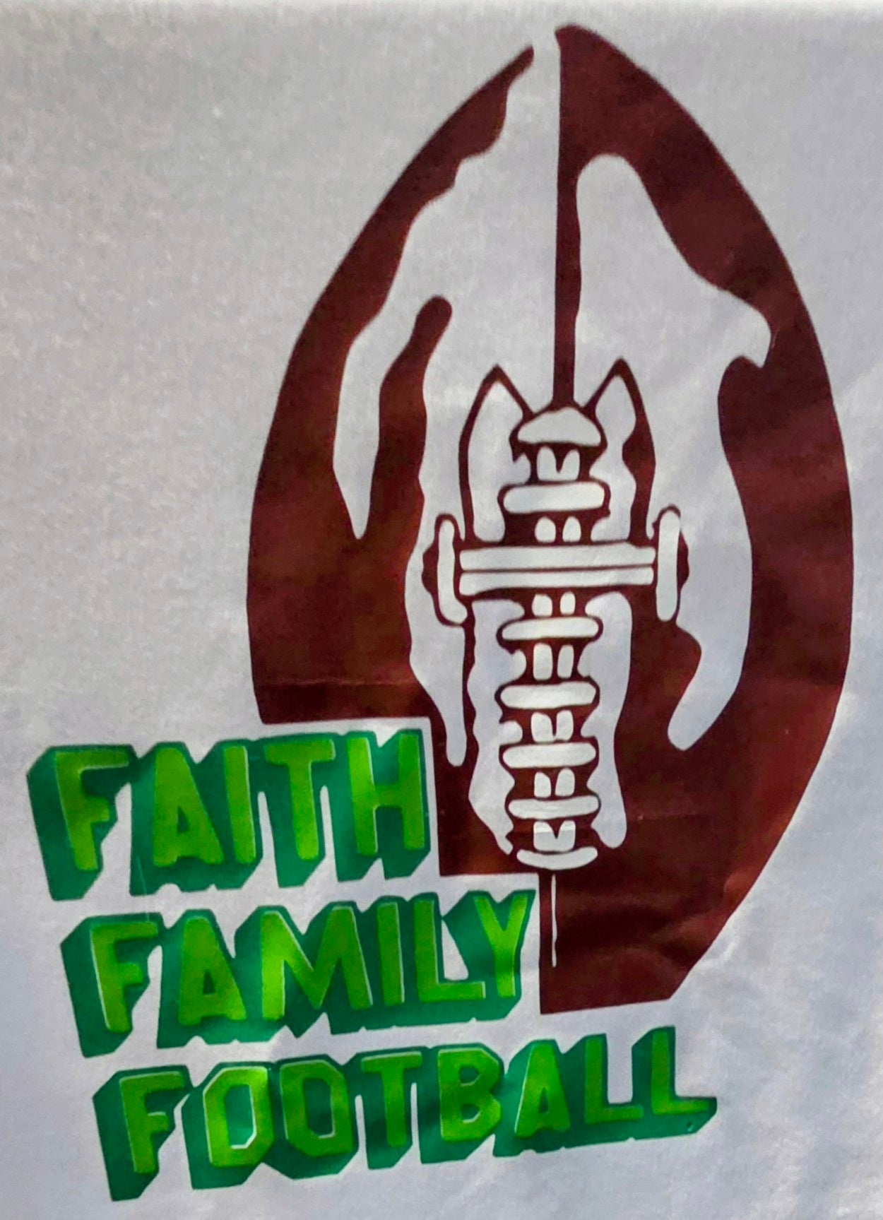 Faith Family Football T-Shirt