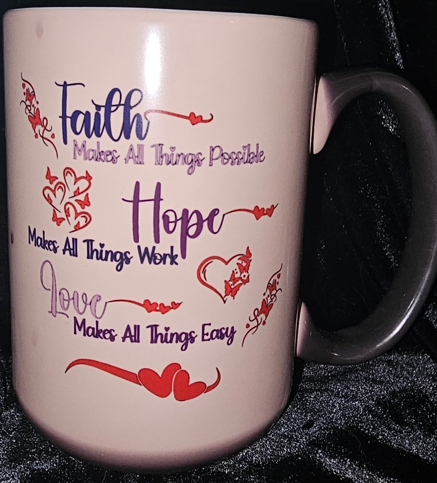 Faith Makes All Things Possible 15oz Color Changing Coffee Mug