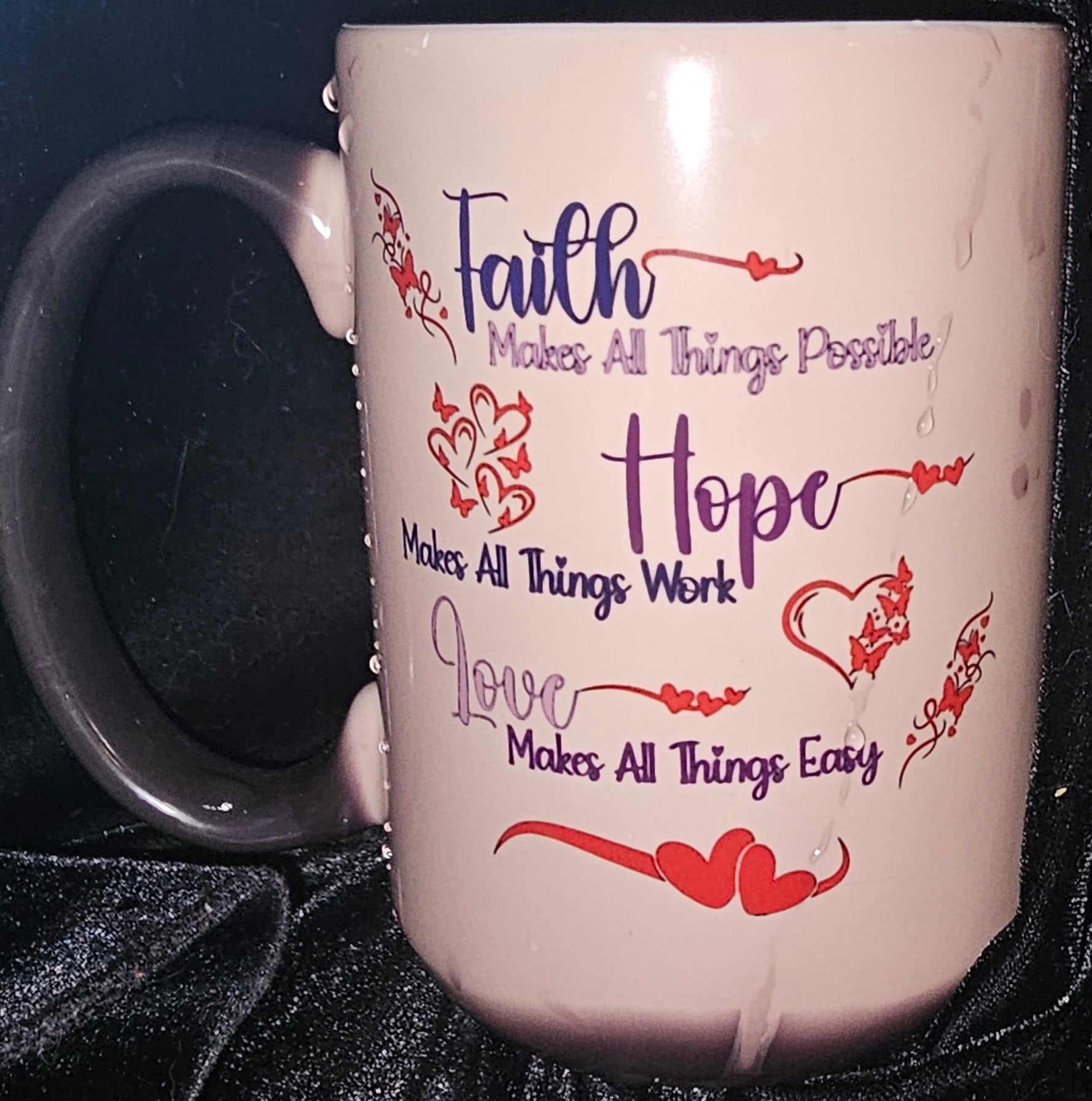 Faith Makes All Things Possible 15oz Color Changing Coffee Mug