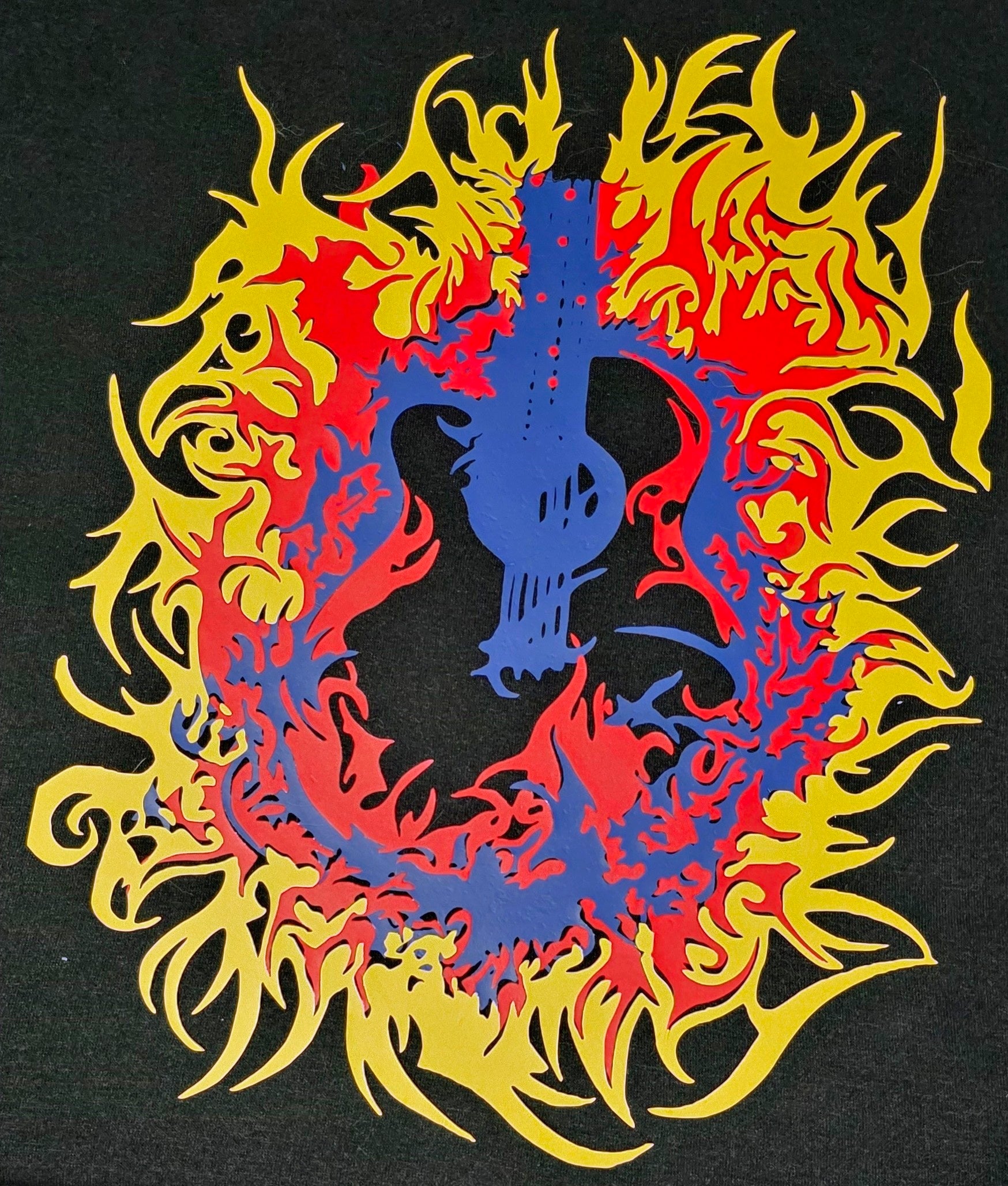 Flaming Guitar