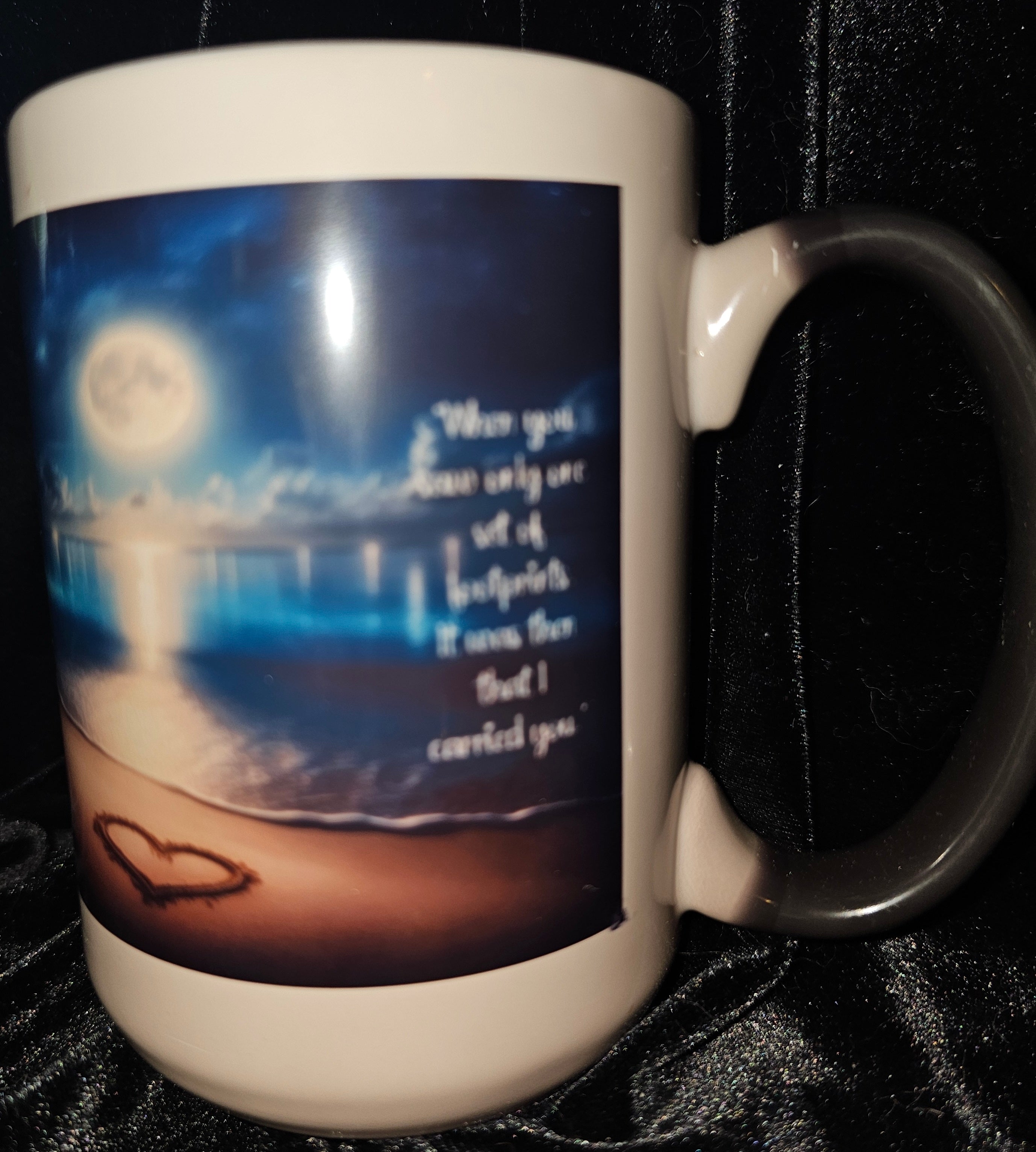 Footprints 15oz Color Changing Coffee Mug
