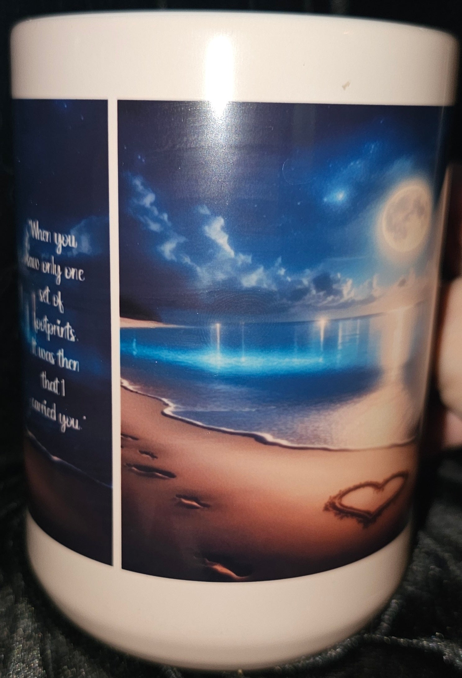Footprints 15oz Color Changing Coffee Mug