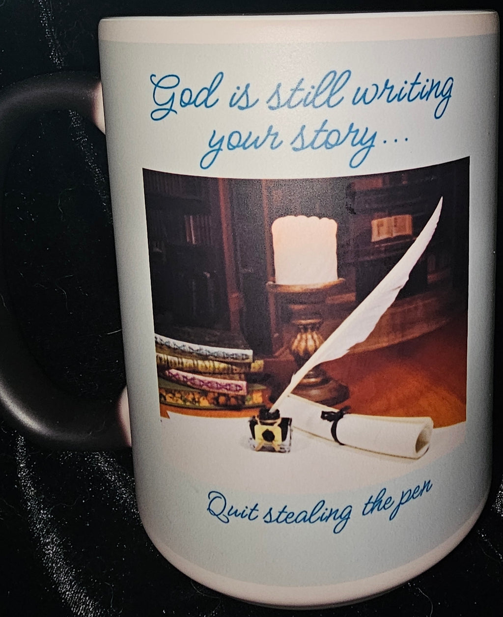 God is Still Writing Your Story 15oz Color Changing Coffee Mug