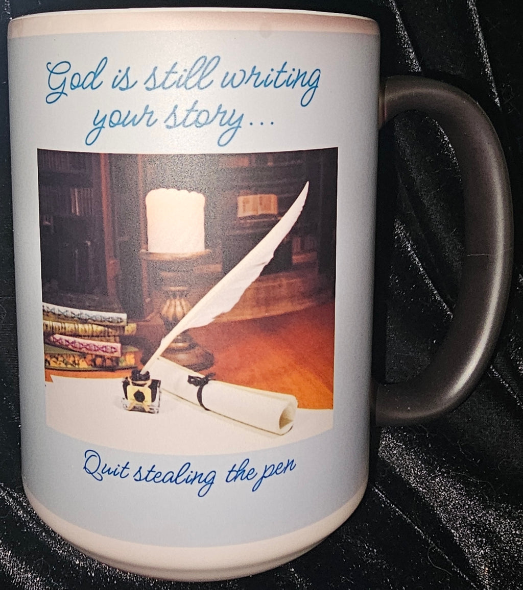 God is Still Writing Your Story 15oz Color Changing Coffee Mug