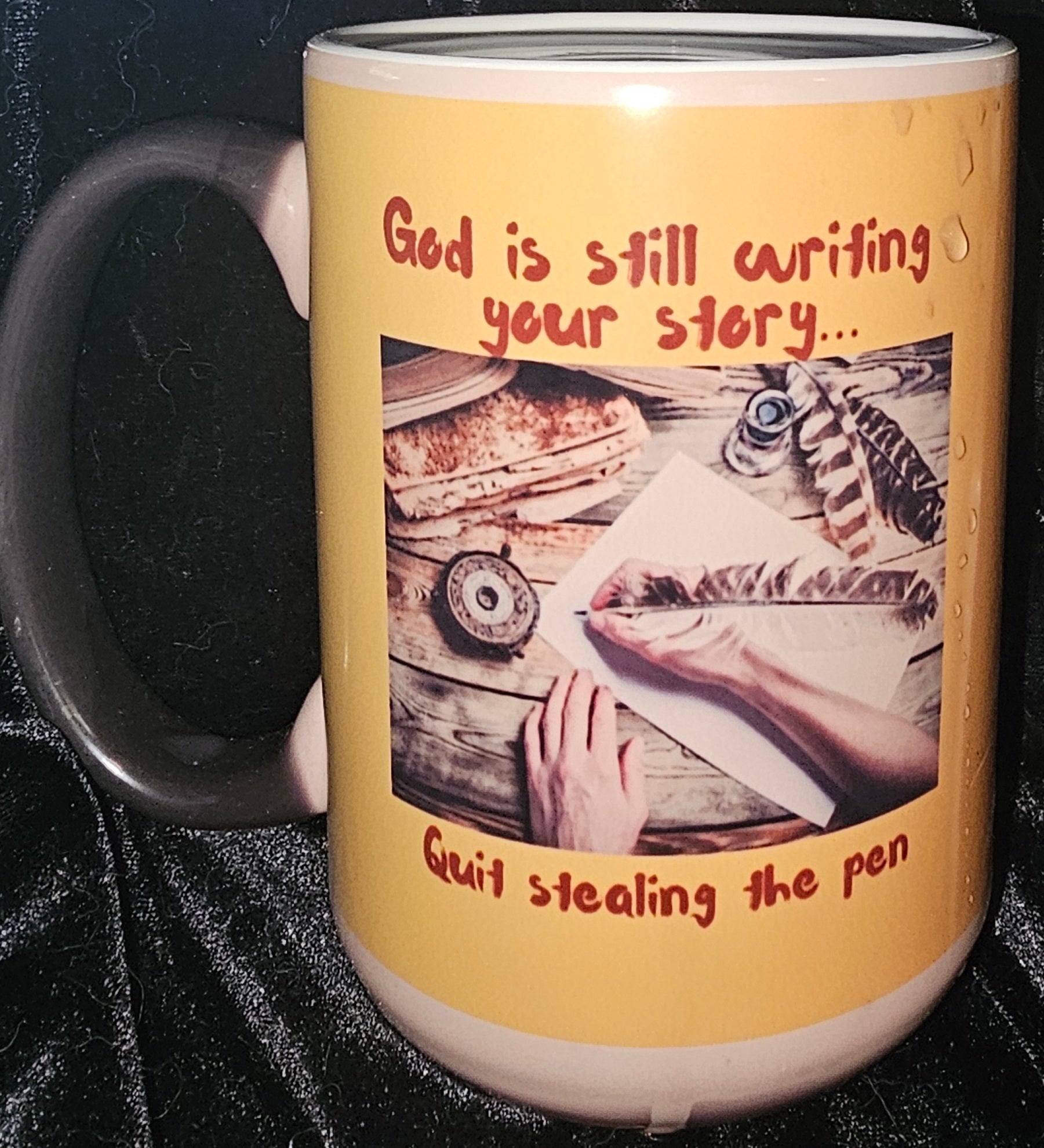 God is Still Writing 15oz Color Changing Coffee Mug