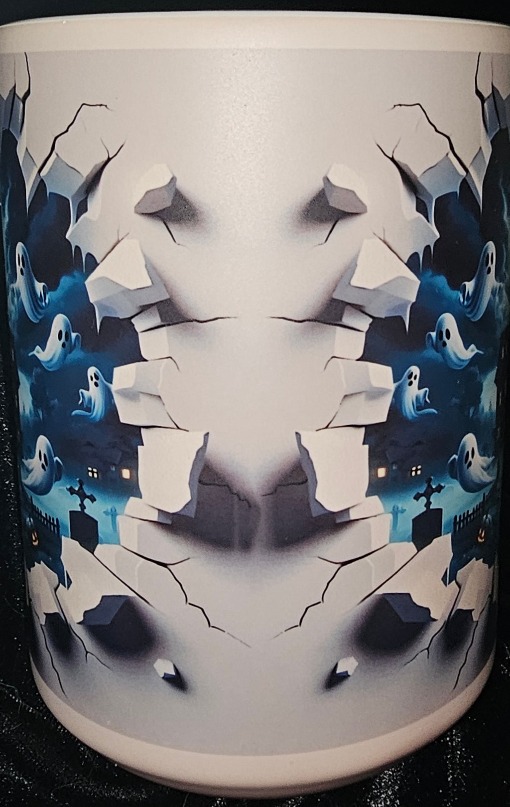 Haunted House 15oz Color Changing Coffee Mug