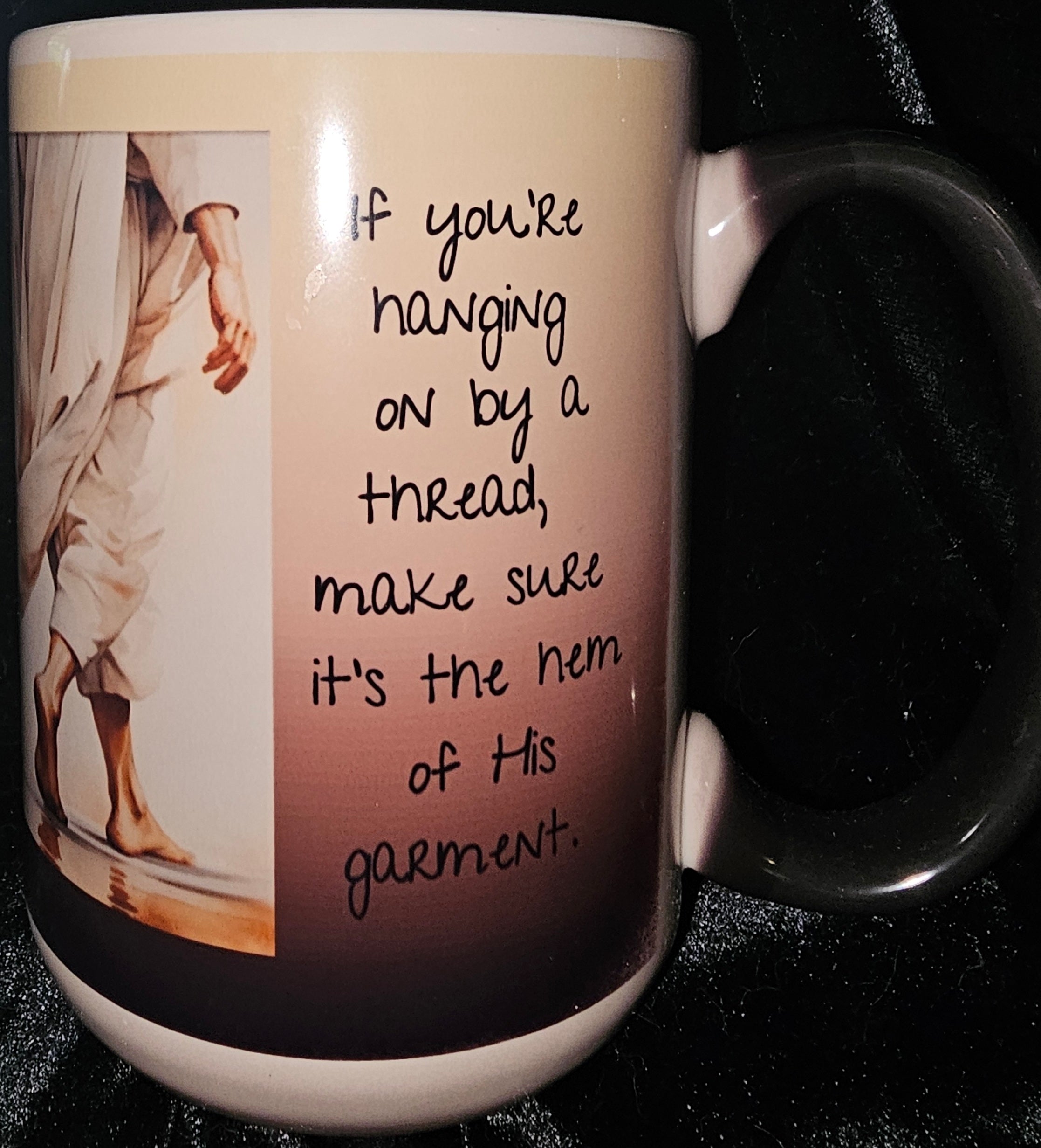 If You're Hanging On By A Thread 15oz Color Changing Coffee Mug