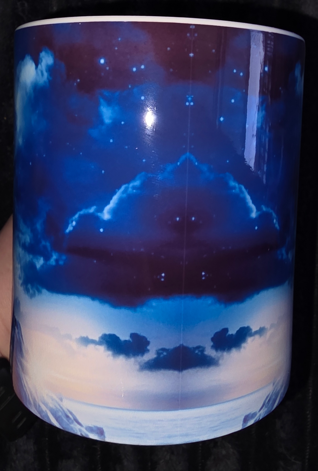 Lighthouse At Night 11 oz Coffee Mug